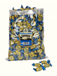 English Creamy Toffees in a 2.5kg bag.