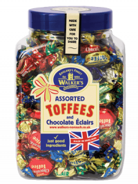 Assorted Toffees & Eclairs Jar (1.25kg)